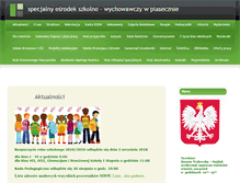 Tablet Screenshot of piasecznososw.otostrona.pl